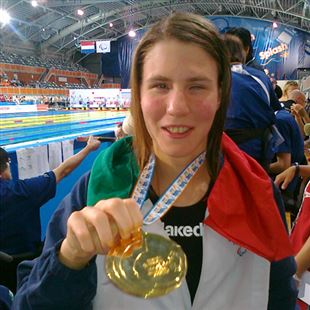 La nuotatrice formiginese Cecilia Camellini a Città del Messico: sta bene