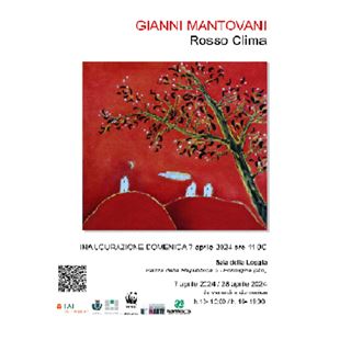 Rosso clima: la mostra di Gianni Mantovani