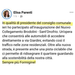 Romani e Prandi: "Elisa Parenti non usi la sua carica per la campagna elettorale"