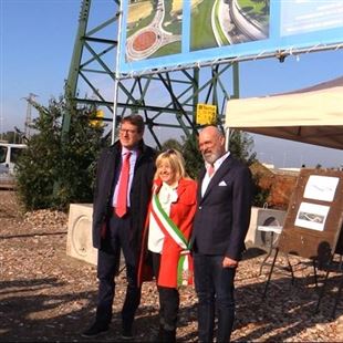 Iniziati i lavori per la nuova strada di collegamento 