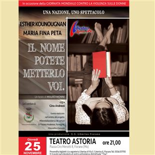 Il nome potete metterlo voi: a Fiorano lo spettacolo a favore del Centro Antiviolenza Distrettuale