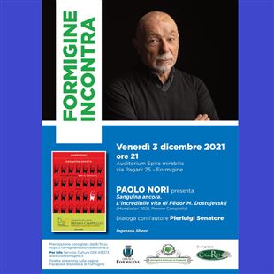 Lo scrittore Paolo Nori venerdì prossimo all’auditorium Spira mirabilis