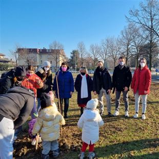 In via Grandi il frutteto comunale "Parco della cooperazione"