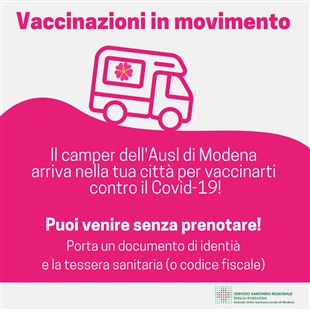 Vaccinazioni anti-covid al “Settembre Formiginese” grazie al camper vaccinale dell’AUSL