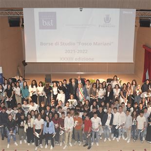 Borse di Studio Fosco Mariani, il Gruppo B&T premia 121 studenti 