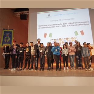 Cittadinanza onoraria ai bambini formiginesi nati in Italia da genitori stranieri