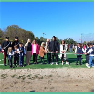 Scuola "Toddlers", inaugurazione del nuovo campo polivalente