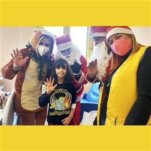 I Lions portano doni ai bambini della pediatria dell'ospedale