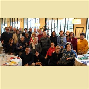 Il Club La Meridiana ospita il pranzo d’auguri per anziani e famiglie bisognose