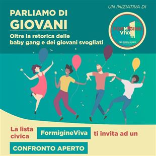 Formigine Viva, domenica un incontro per parlare di giovani