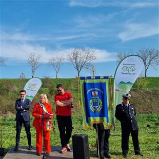 Il “Bosco Ferrari” si amplia a Tabina: piantati alberi nei terreni confiscati alla mafia 