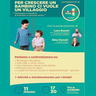 La lista civica Formigine Viva organizza un dialogo sul tema dell'educazione