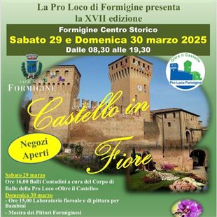 Arriva la XVII edizione di Castello in fiore a Formigine