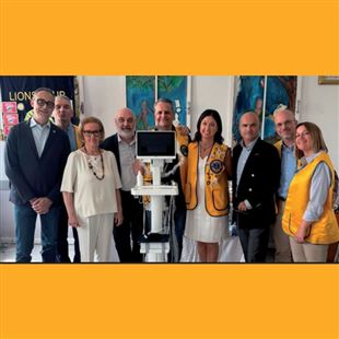 Lions Club Formigine Avia Pervia Maranello dona ecografo ai pediatri