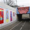 Gli alunni del Corni sono gli street-artist: il murales in ricordo di Giacomo Mazzoli